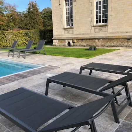 Napoleon Chateau Luxuryapartment For 18 Guests With Pool Near Paris! *